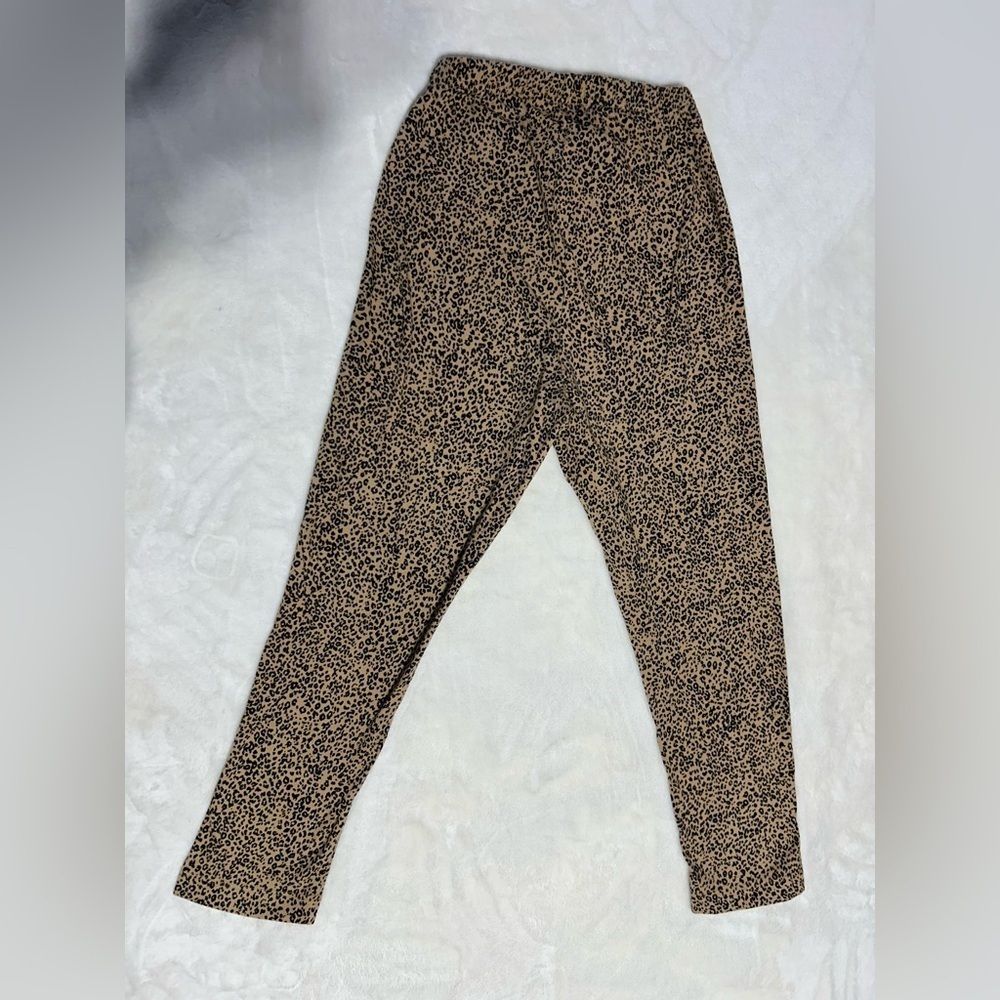 Leopard Print Cotton Leggings